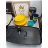 Image 4 : Assorted Counter Top Appliances, Plastic Plates, Wall Signs - PICK UP