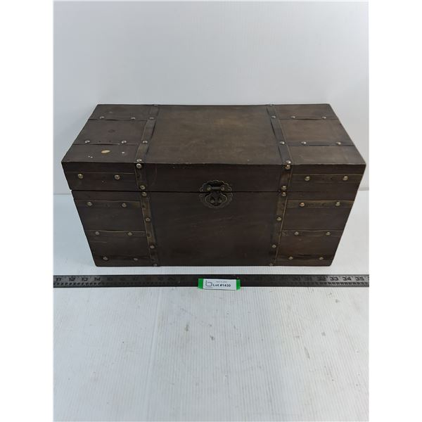 Wooden Storage Chest - 20x10x10"