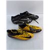 Image 2 : (2) Pairs of Cleated Sports Shoes (Under Armour Size 10 & Nike Size 9)