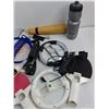 Image 2 : Assorted Wii Sports/Driving Video Game Controllers, Water Bottle