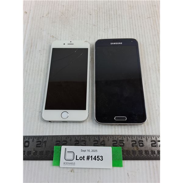 Apple iPhone & Samsung Phone - Untested - As is