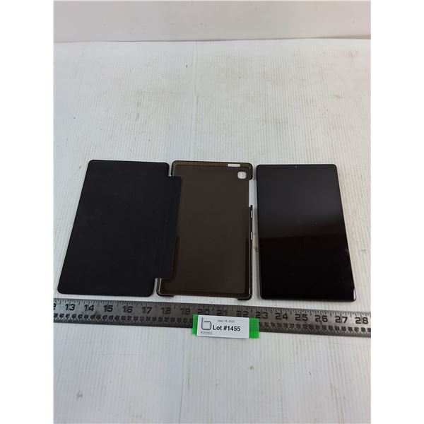 Samsung Tablet with Protective Cover - Untested - As is
