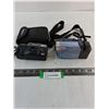 Image 1 : Canon Sure Shot Owl Camera with Tote, Panasonic Mini DV Digital Camcorder - Both Untested