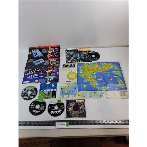 (5) DVD Video Games (Call of Duty, Halo, Twisted Metal), Older Advertisements