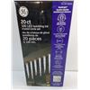 Image 3 : GE 20-Piece 100-LED Twinkling Ice Crystal Light Set - Appears Unused