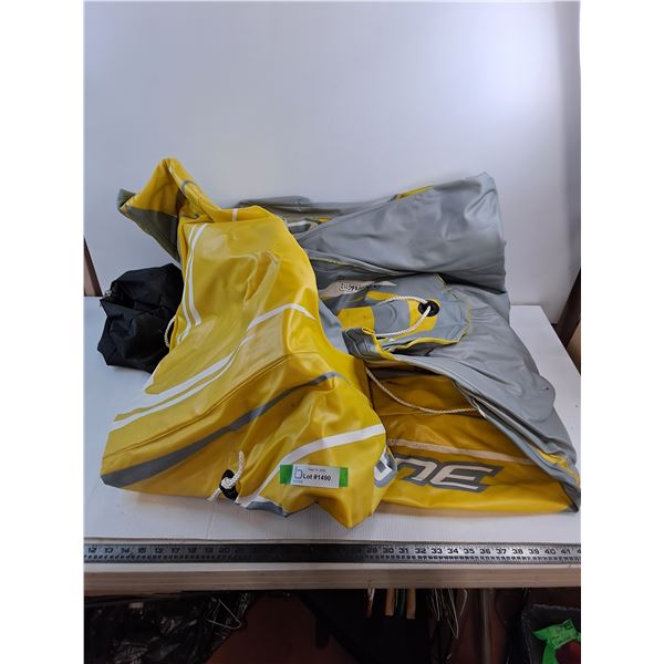 Wave Lite Yellow/Grey Inflatable Kayak with Carry Tote - PICK UP