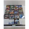 Image 1 : (14) Sony Playstation Video Games (Snow-Racing, Big Game Hunter, Street Hoops)