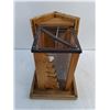 Image 2 : Hanging Wooden Bird Feeder - 16x9x9"