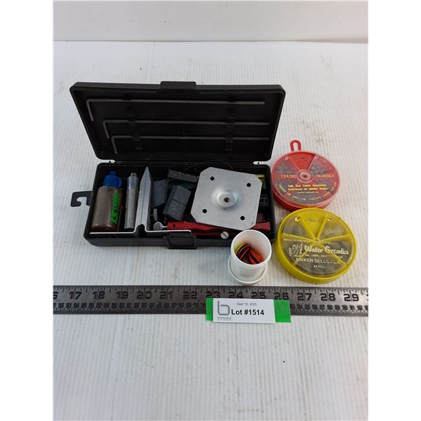 Lansky Sharpener's Kit, (2) Sinker Selector Kits, Fish Lures