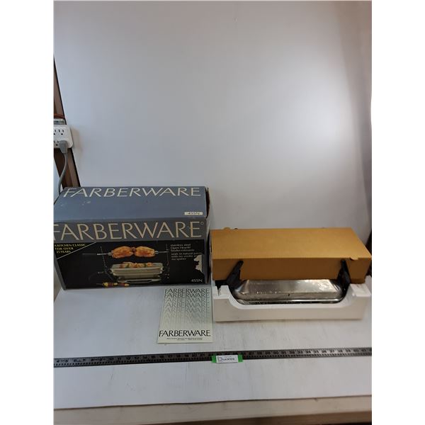 Farberware Stainless Steel Open Hearth Broiler-Rotisserie - Appears Unused - PICK UP