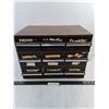 Image 1 : (3) Stackable 3-Drawer Storage Bins with Contents - 12x16x4" Each  -  PICK UP