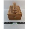 Image 1 : Moneysworth Best Cedar Shoe Shine Box with Contents - 8x8x11"