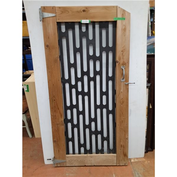 ** Wood Frame/Rubber Insert Door/Gate - 34" x 68" - Pickup Only