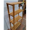 Image 4 : * Wooden 4-Tier Storage Shelf - Pickup Only