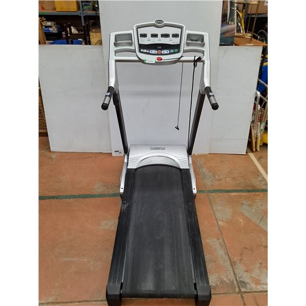 * Health Trainer Foldable Treadmill - Tested - 59" Bar Height x 66" Tread Length - Pickup Only