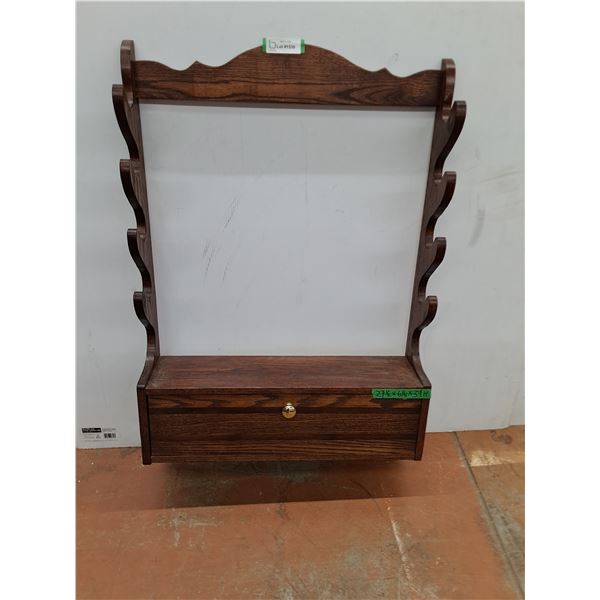 * Wooden Mountable 4-Gun Rack - Pickup Only