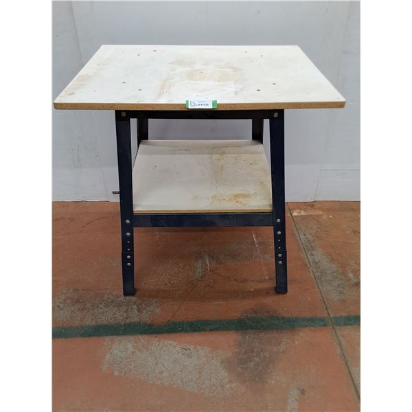 * Metal Framed 2-Tier Work Bench - 34x32x24" - Pickup Only
