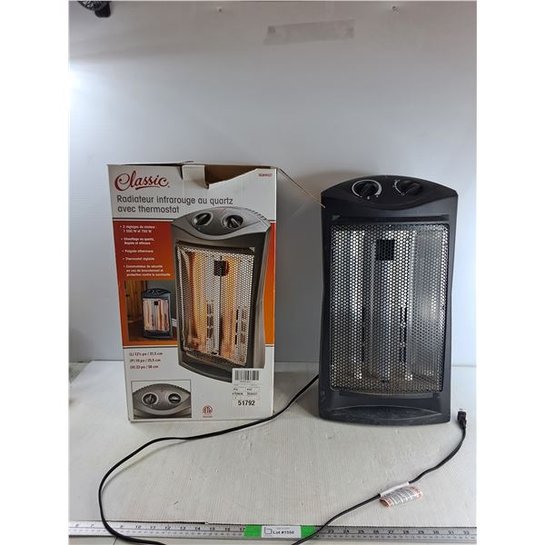 Infrared Quartz Heater, Space Heater