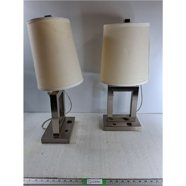 *(2) Lamps (With Built-In Outlets) - PICK UP