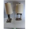 Image 1 : *(2) Lamps (With Built-In Outlets) - PICK UP