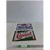 Image 1 : (2) 12"x8" Motor Oil Signs