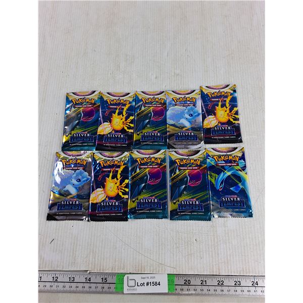(10) Silver Tempest Pokemon Cards (Sealed), CANNOT AUTHENTICATE