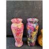 Image 2 : Glass & Wicker Vases