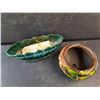 Image 4 : (2) Ceramic Planters