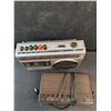 Image 4 : Lloyd's Super Sensitive Radio Cassette Recorder, Sanyo AM/FM Radio Alarm, Powers On, No Cord, As Is