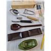 Image 2 : Acme Decorating Set Box, Meat Thermometer, Ice Cream Scoop, Fondue Sticks, Can Opener, Misc