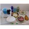 Image 1 : Plastic Dining Plates, Plastic Cup, Block Heater Timer, Water Bottles, Plastic Bin