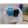 Image 2 : Plastic Dining Plates, Plastic Cup, Block Heater Timer, Water Bottles, Plastic Bin