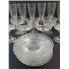 Image 5 : (15) Glass Goblets, (6) 6" Glass Saucers - PICK UP