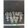 Image 1 : (18) Glass Goblets, Cups - PICK UP