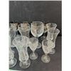 Image 4 : (18) Glass Goblets, Cups - PICK UP