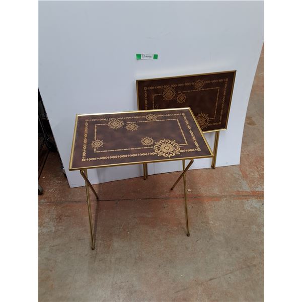 (2) Folding Tables 23" x 15" x 23" -  PICK UP ONLY