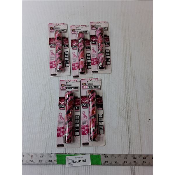 (5) Flashlights- Sealed