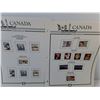 Image 4 : (12) Pages of 1980s/90s Canadian Stamps- WWII, Native Boats, Misc.