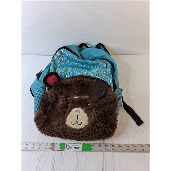 Teddy Bear Backpack- Some Staining