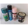 Image 3 : Chemicals Lot- Battery Protector, Paint, Rust Killer, Misc.- Partially Full & Milk Crate 13" x 11",