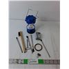 Image 1 : Paintbrushes, Turn Buttons, Small Lantern- Requires Batteries, Misc.