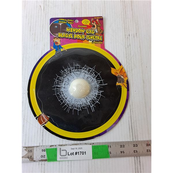 Golf Ball Window Gag 7"