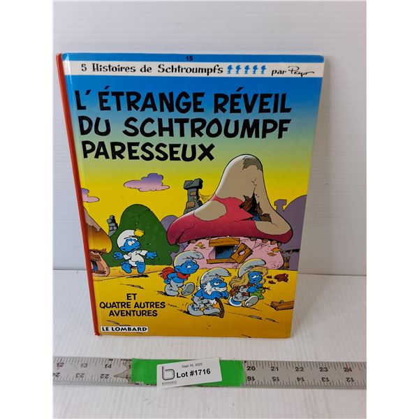 French Smurfs Children's Book
