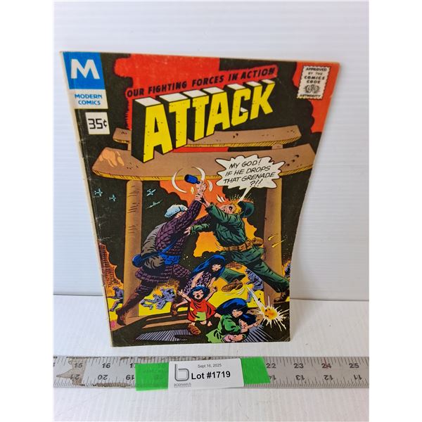 Our Fighting Forces in Action Attack Comic