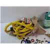Image 2 : Assorted O Ring Seals, Plumbing Valves, Tow Rope, Staple Gun Model 694