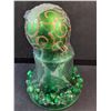 Image 3 : Green Christmas Candle with Bells and Christmas Tree Ornament - Sealed