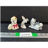 Image 1 : (3)  Ceramic Unicorn Ornaments