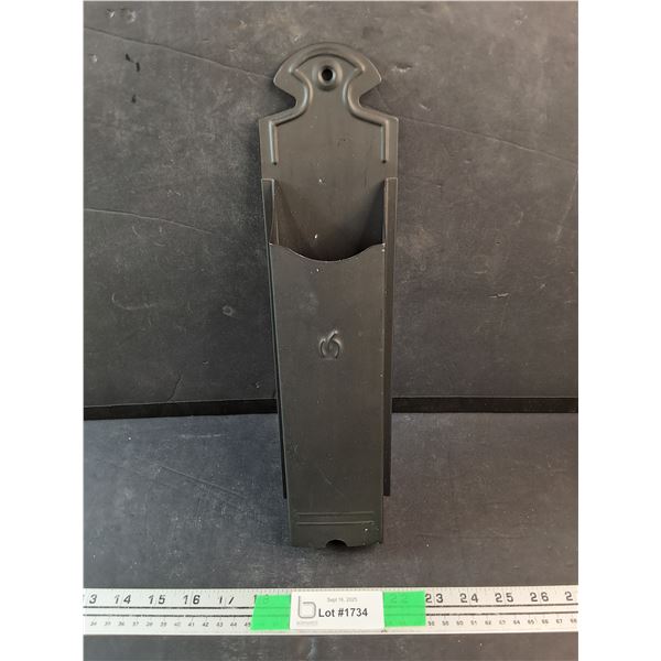 Black Vertical Mailbox