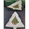Image 3 : Christmas Treasure Fine Porcelain Tidbit Dish 24k Gold Trim