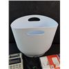 Image 5 : Waste Paper Basket, Paper Rolls, Sharp Calculator Printer - Powers On, As Is